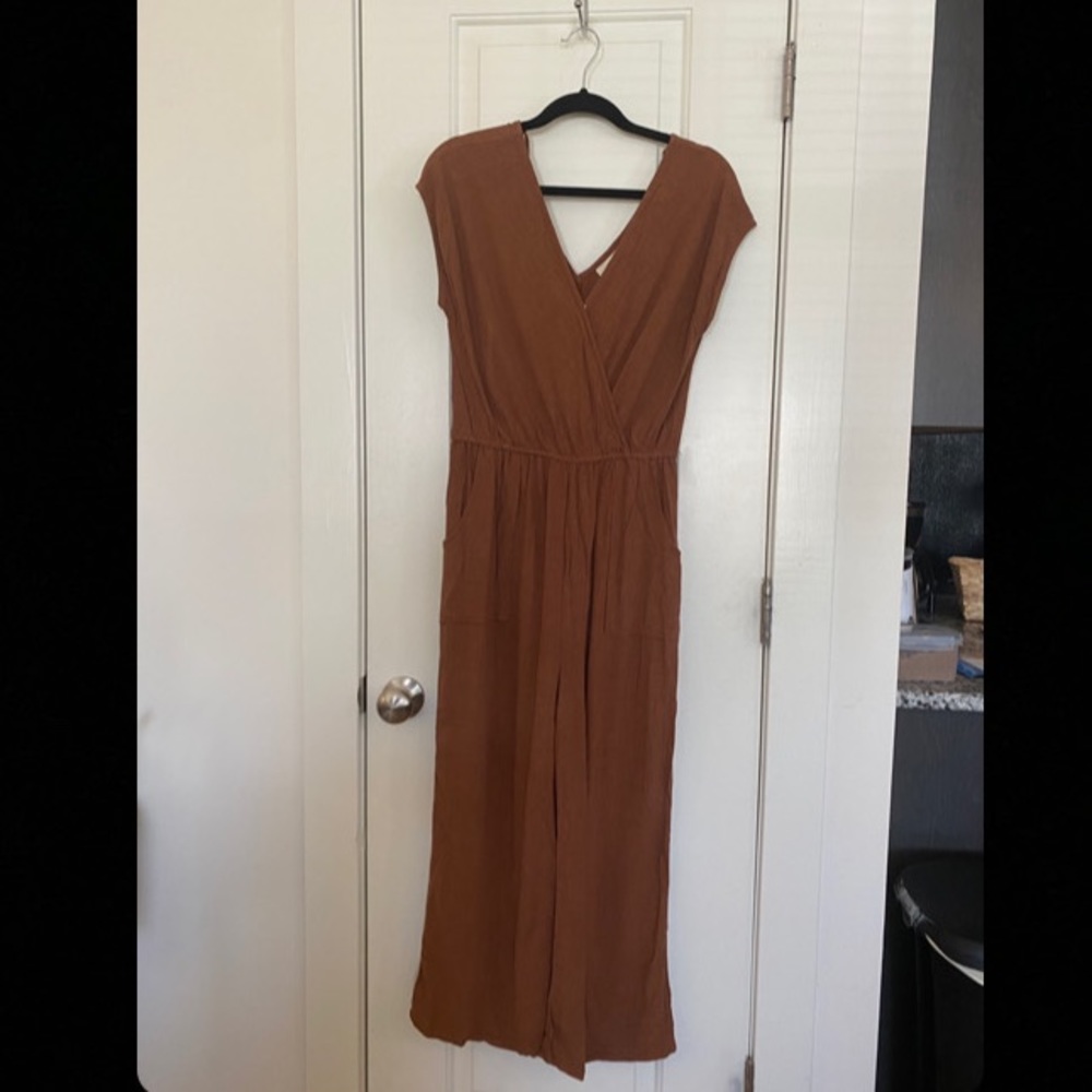 Clay linen jumpsuit